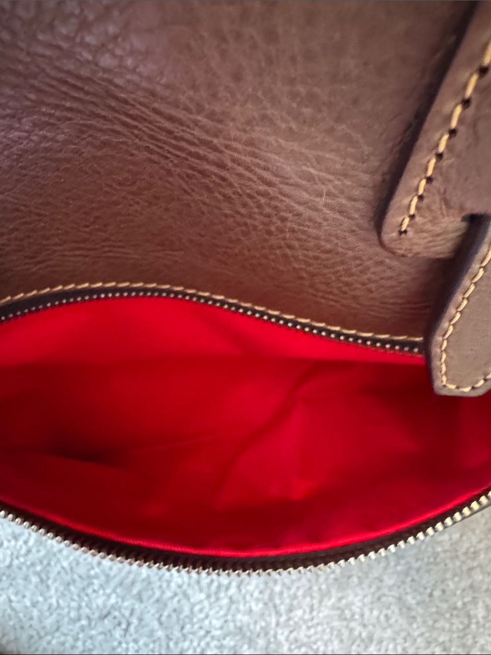 Dooney & Bourke Florentine Clayton in Elephant with strap - Picture 16 of 16